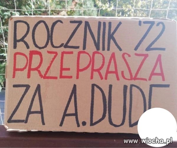 Przepraszamy 