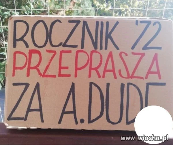 Przepraszamy 