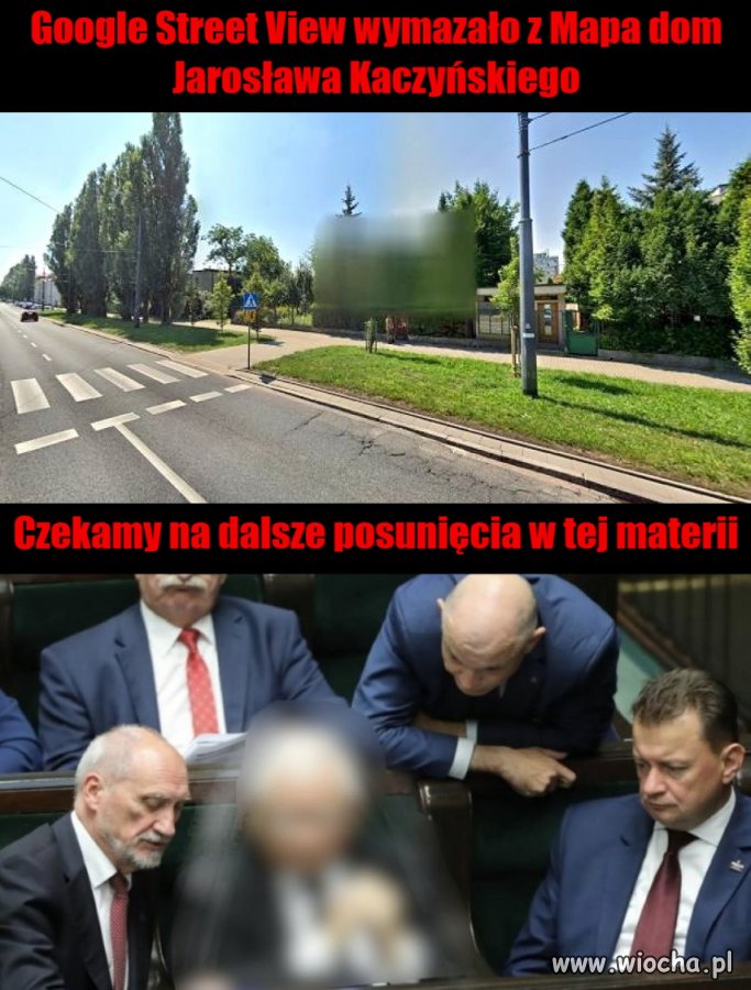 Google Street View wymazało z Map dom Jarosława