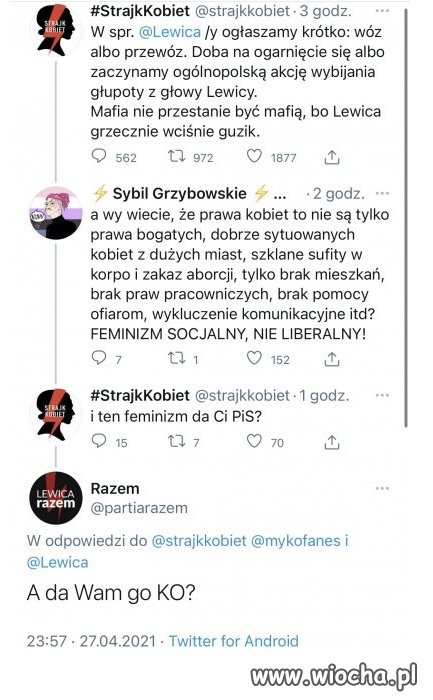 Ultimatum dla Lewicy albo...