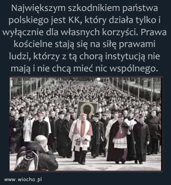 Największym szkodnikiem państwa polskiego jest KK, 
