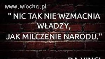 Dość milczenia