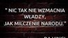 Dość milczenia