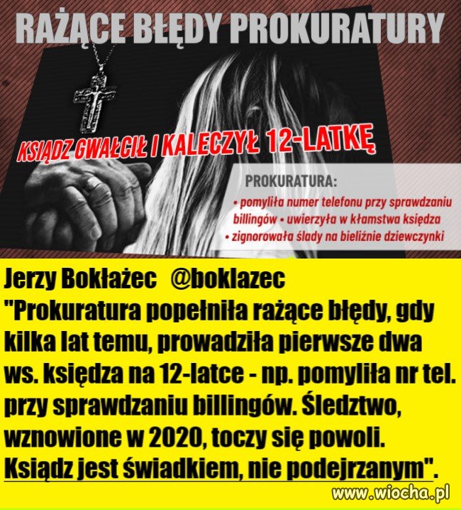Śledczy nie wzięli pod uwagę kluczowych dowodów. 