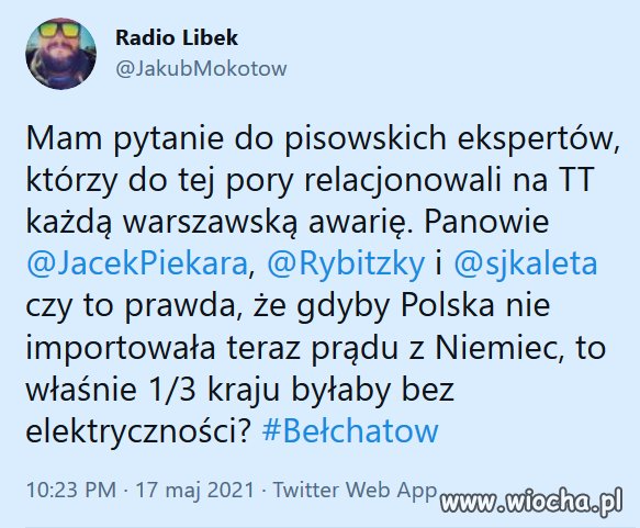 Świętej trójcy na kominach nie widać 