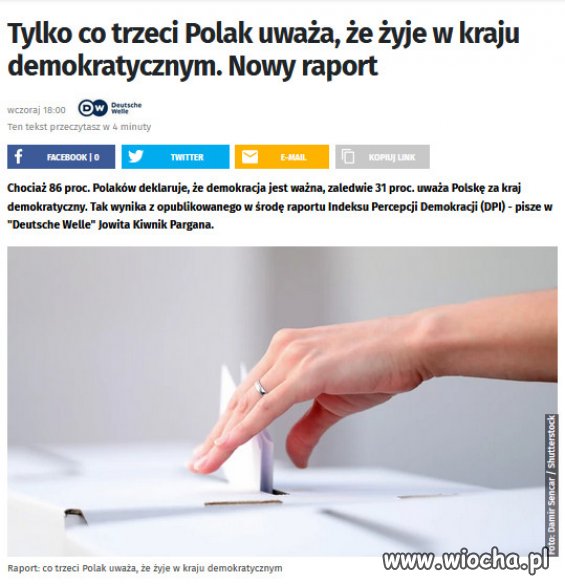 Jak to jest z ta demokracja w Polsce?