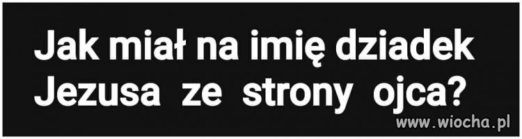 Pytanie na maturę z religii ...