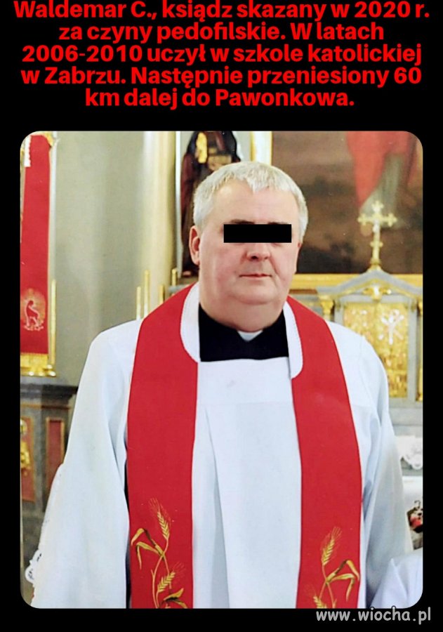 Były nauczyciel w szkole katolickiej w Zabrzu...