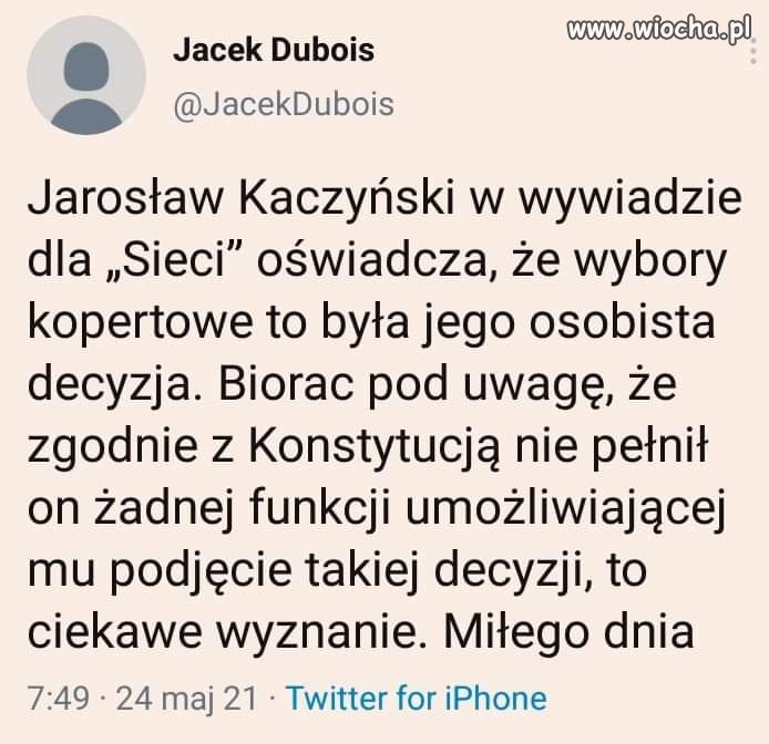 Ciekawe wyznanie
