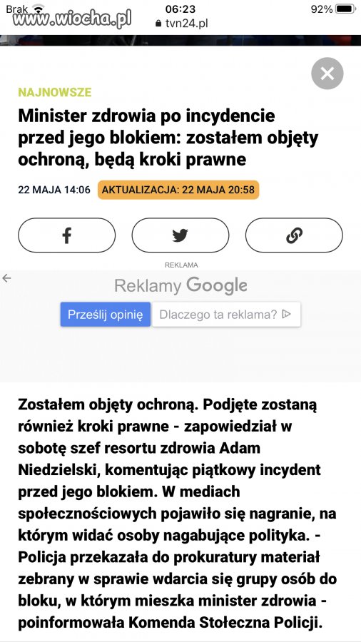 Straszna bieda panie niedzielski