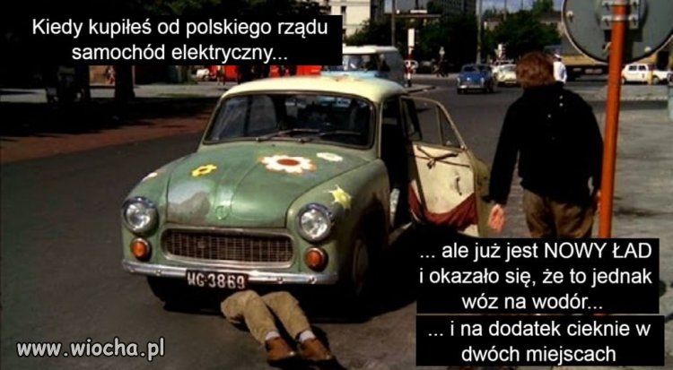 Elektryczny samochód 
