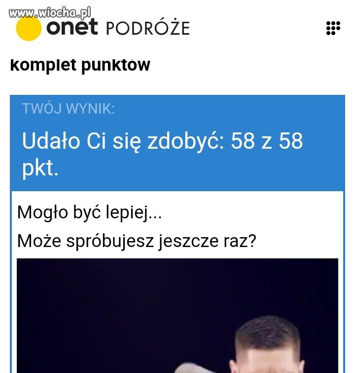 Quiz w onet.pl