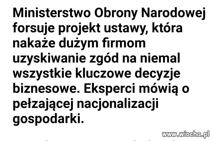 W każdej fimie będzie zatrudniony tzw. POLITYCZNY