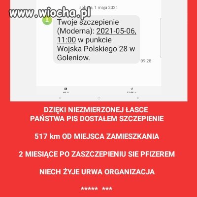 Taka tam majowa niespodzianka