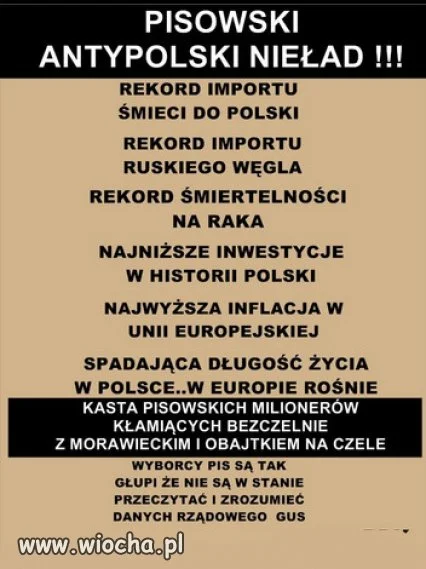 Dobre Zmiany PiSu?