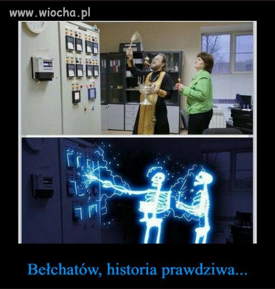 Awaria infrastruktury krytycznej w Bełchatowie  i co? Ano nic.