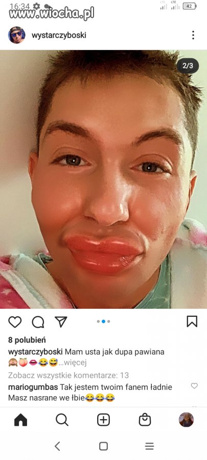 Chłopak z Instagrama.