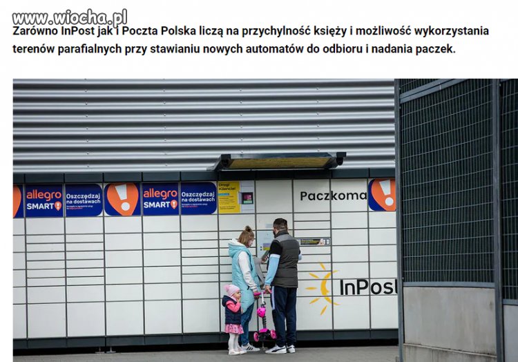 Paczkomaty na parafii. Firmy liczą na współpracę z kościołem