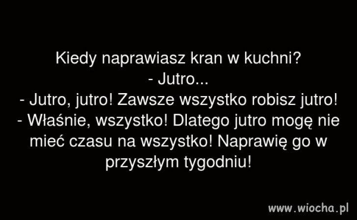 Zepsuty kran 