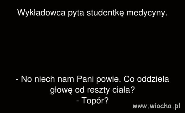 Na studiach medycznych 