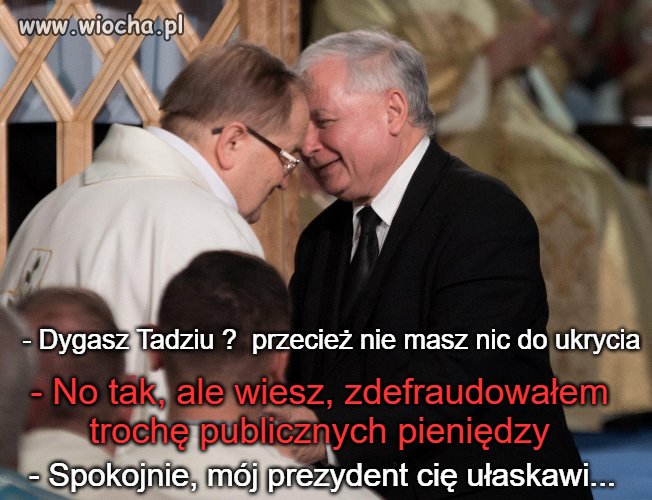 Tadziu masz stracha ?