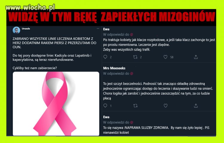 Widzę w tym rękę zj3bów mizoginów