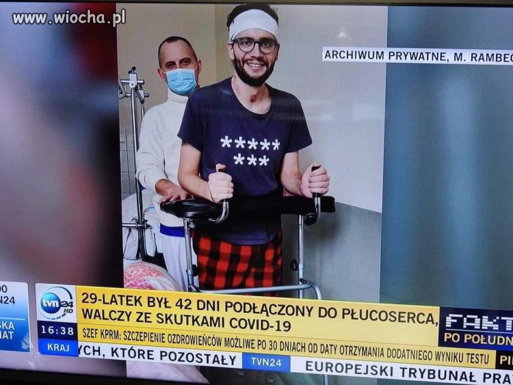 Widać walczył nie tylko z Covidem 