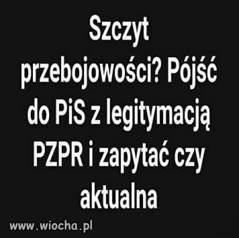 Coś wesołego w czasach Nowego Ładu w PiS...