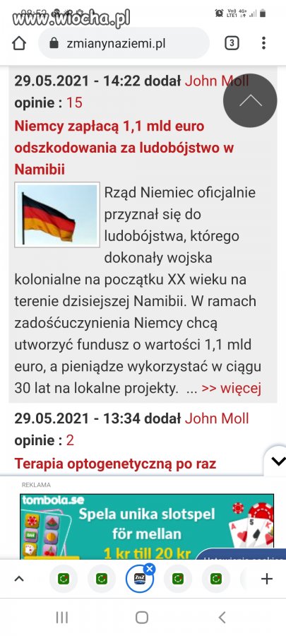 Prawie 15 milionów za jedna osobe