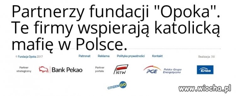 Wiecie kogo bojkotować.