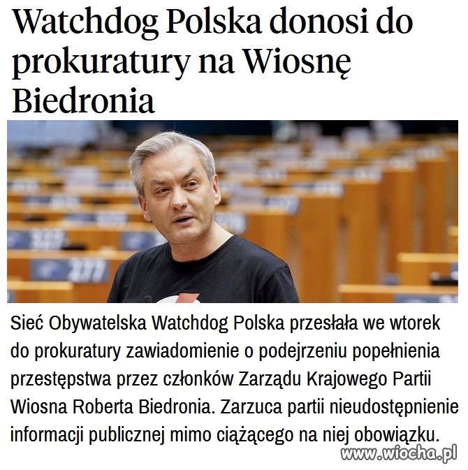 Wreszcie ktoś dobiera się do d... Biedronia