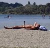Ciekawe co to za ptak, czyżby kaczka