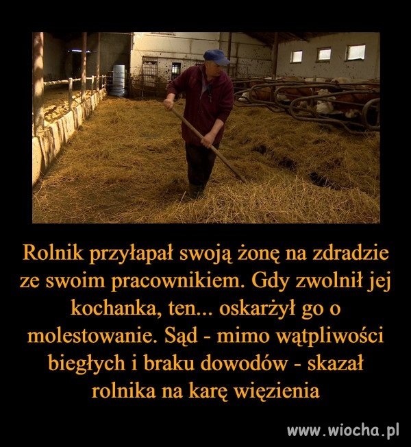 A mógł załatwić sprawę na miejscu widłami