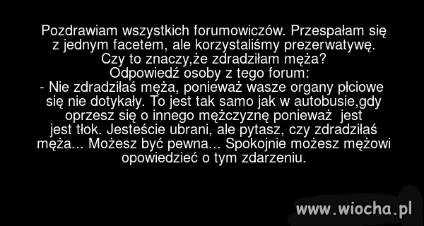 Z pewnego forum