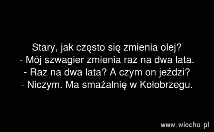 Wymiana oleju 