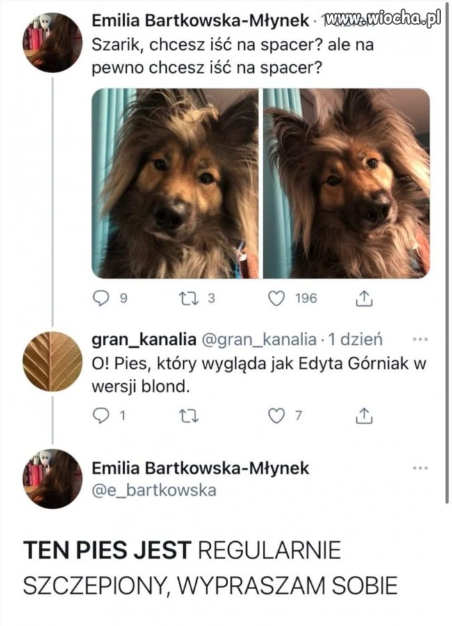 To nie ja byłam Ewą...