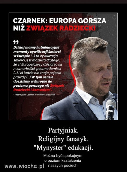 Europa zazdrości Polsce... ministra edukacji.
