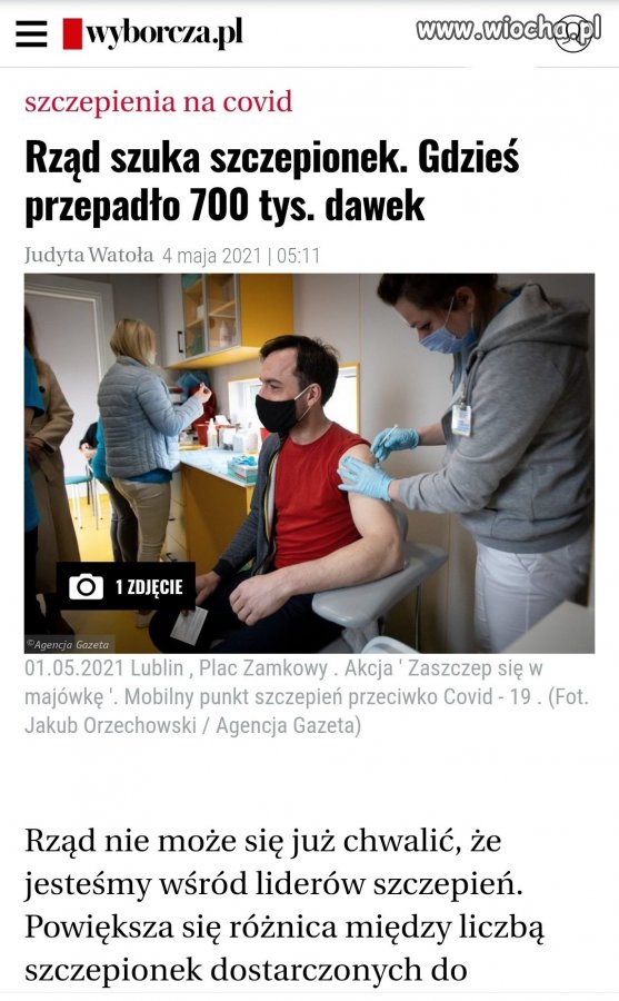 Szczepienia Sasin organizował?