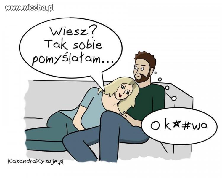 Pomyślała???
