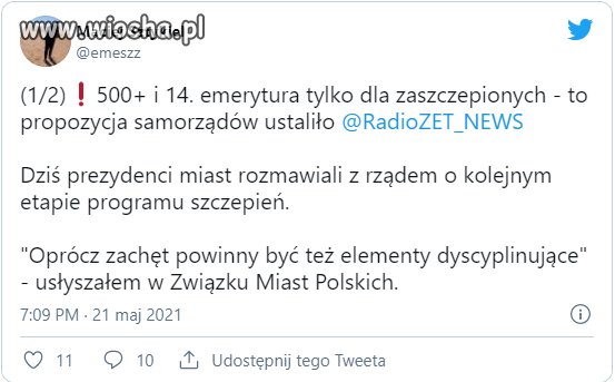 Uderzenie w antyszczepionkowców