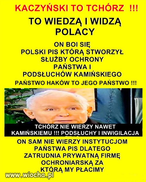Kaczyński super minister, od własnego bezpieczeństwa ...