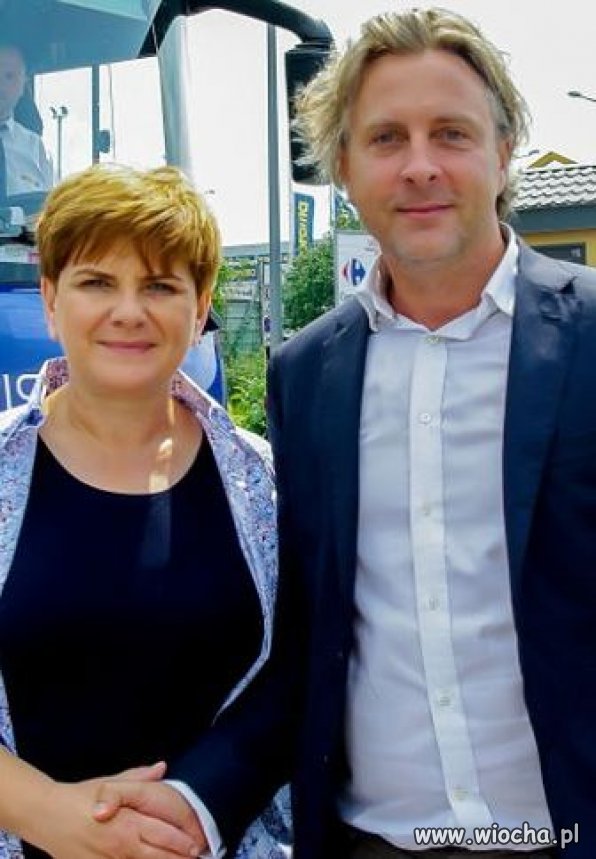 Aktor i były kandydat PiS do Sejmu (po prawej)