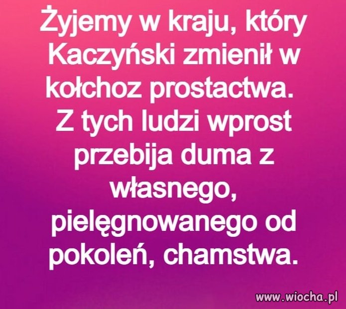 Taka to 'dobra' zmiana ...