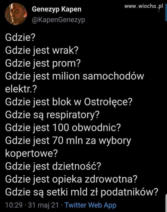 Ja wiem gdzie...ale nie będę się tłumaczyć 