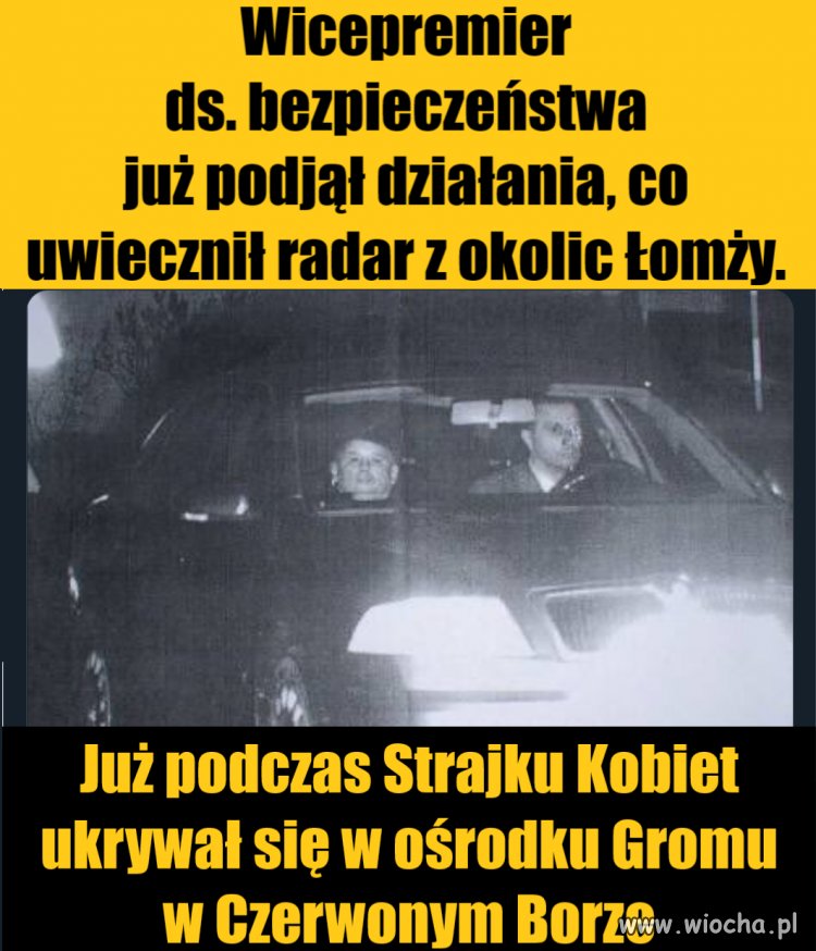 Wicepremier ds. bezpieczeństwa już podjął działania