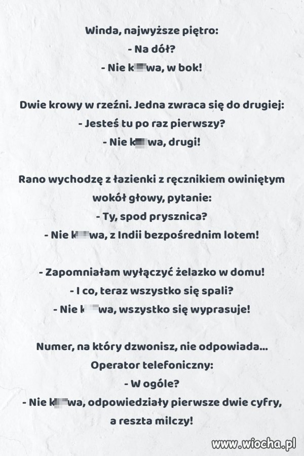 Kiedy stosowne, a nawet konieczne jest użycie słowa ‘’qoorwa’’.