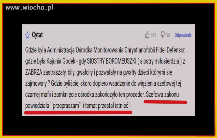 Z cyklu ''pytania i zapytania''.