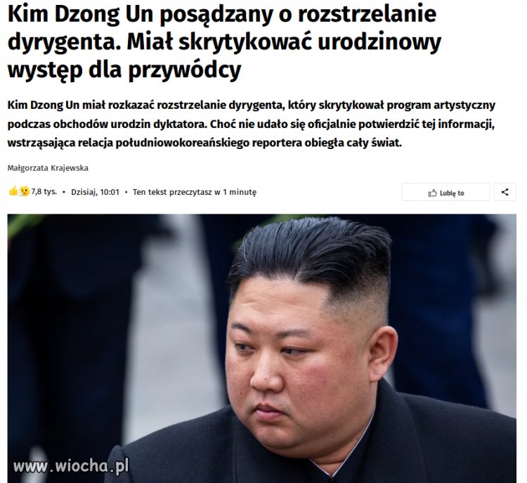 Niebawem i u nas gdy obrazisz naczelnika