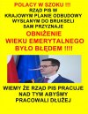 PiS przyznaje się do błędu, jakim było obniżenie wieku emerytalnego