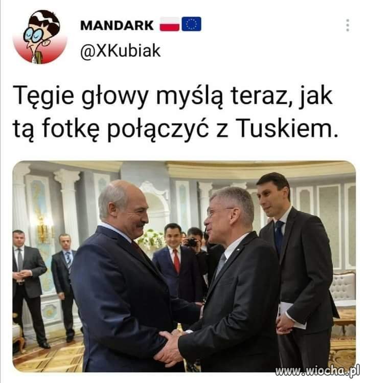 Tusk pewnie robił zdjęcie